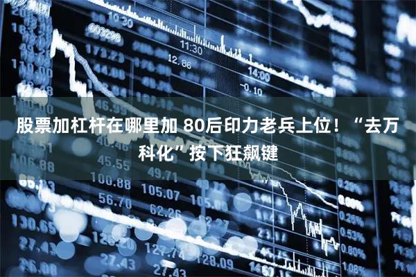 股票加杠杆在哪里加 80后印力老兵上位！“去万科化”按下狂飙键